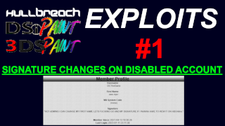 Paint Exploits 1, Change Signature On Paint-Banned Account - Digital Cheese